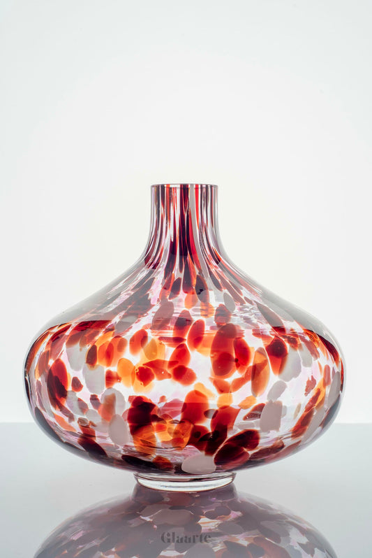 Szklany wazon dekoracyjny Autunno Amfora