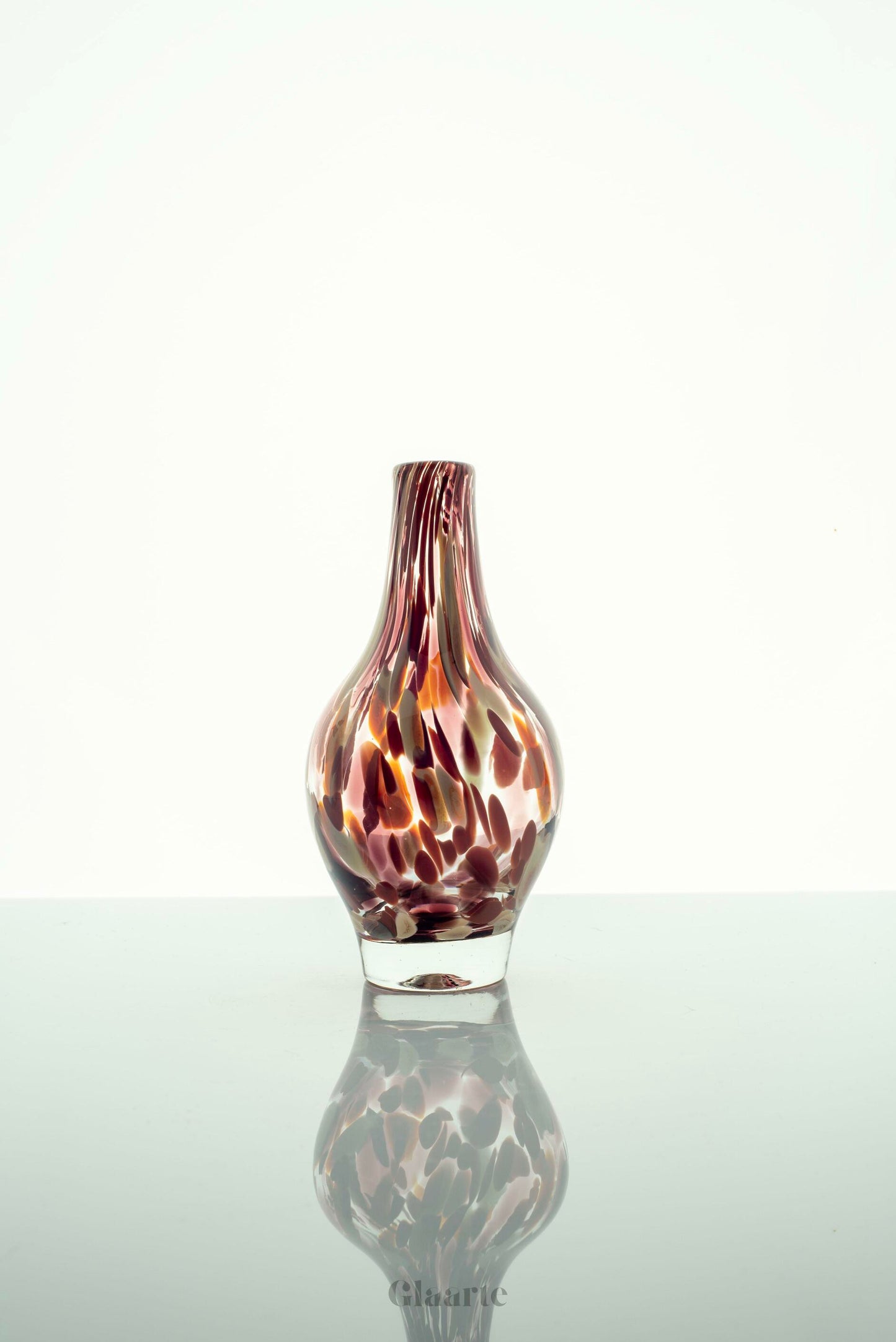 Szklany wazon dekoracyjny Plum Ornament