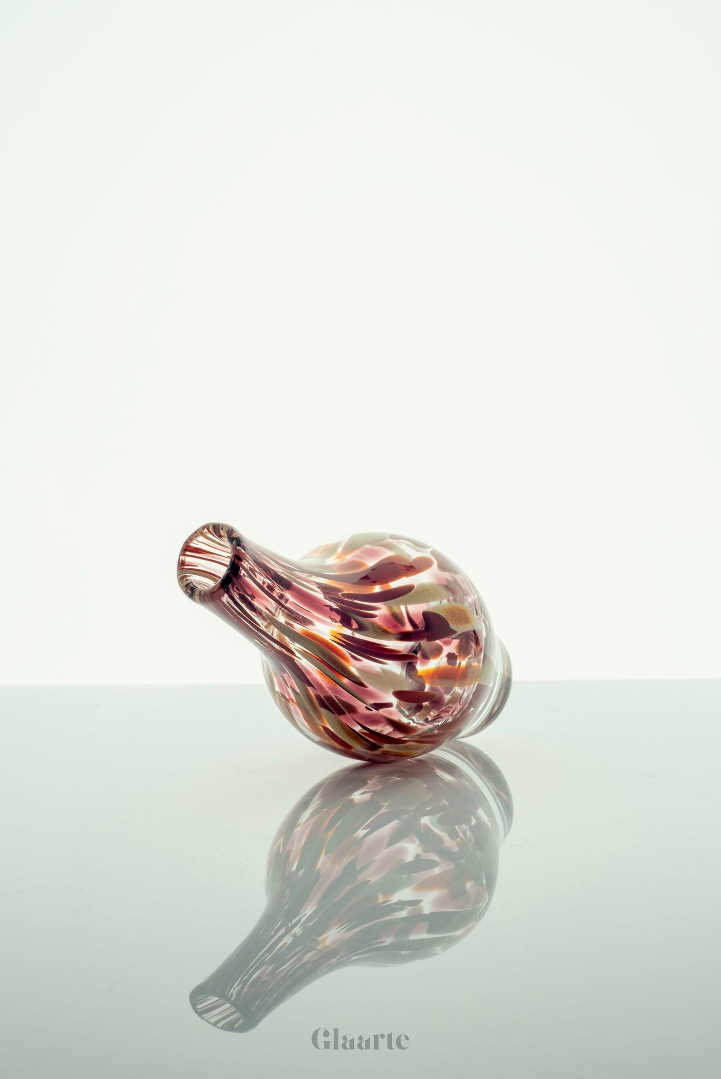 Szklany wazon dekoracyjny Plum Ornament