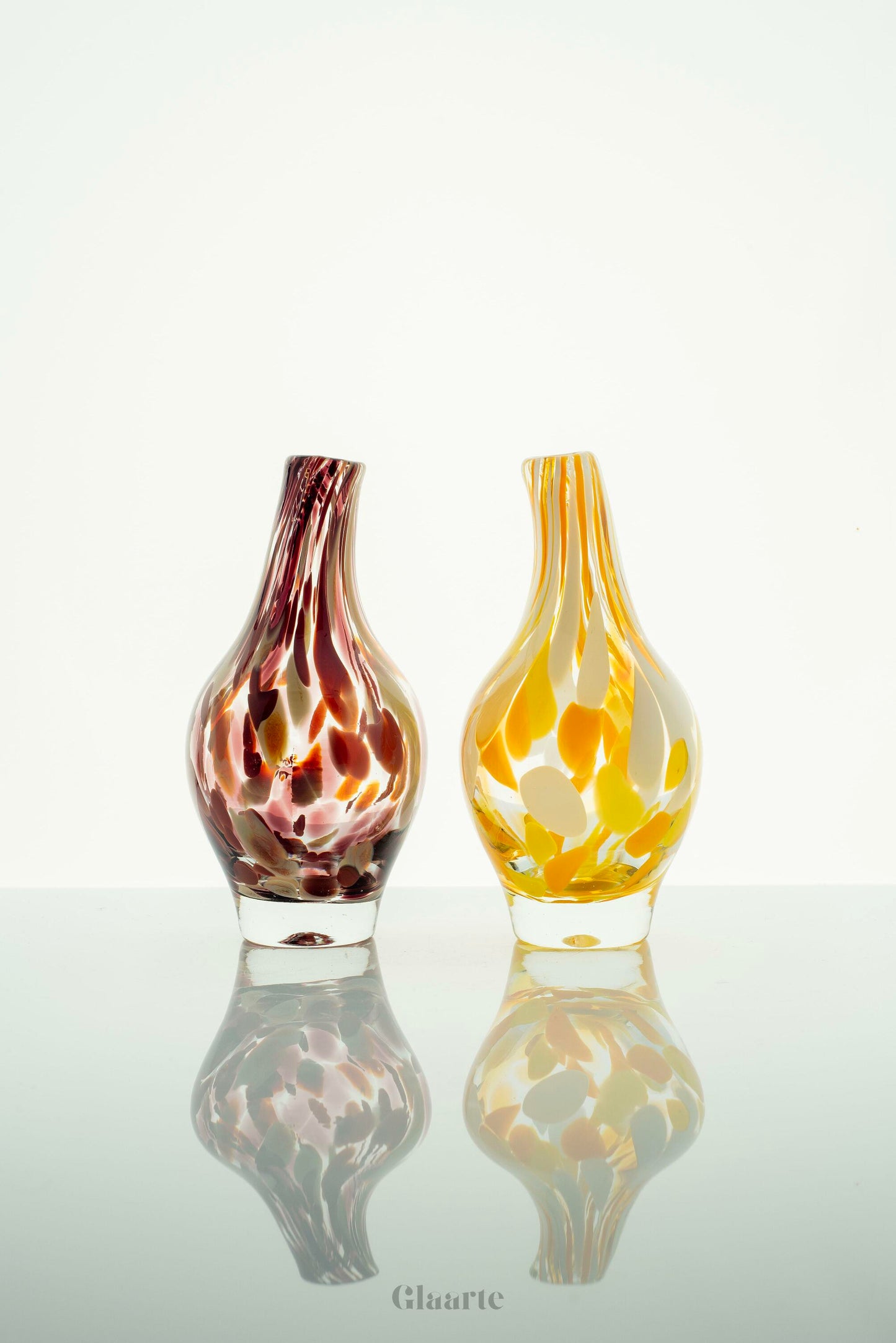 Szklany wazon dekoracyjny Plum Ornament