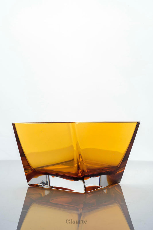 Szklana misa dekoracyjna Torcido - Glaarte