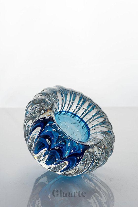 Tealight Orho Blue - Glaarte