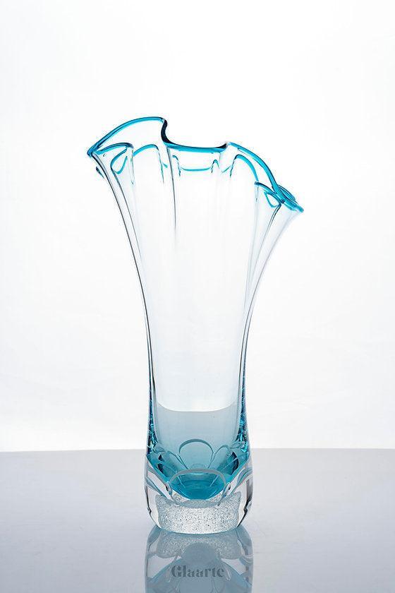 Kryształowy zestaw wazonów dekoracyjnych Silk - Glaarte