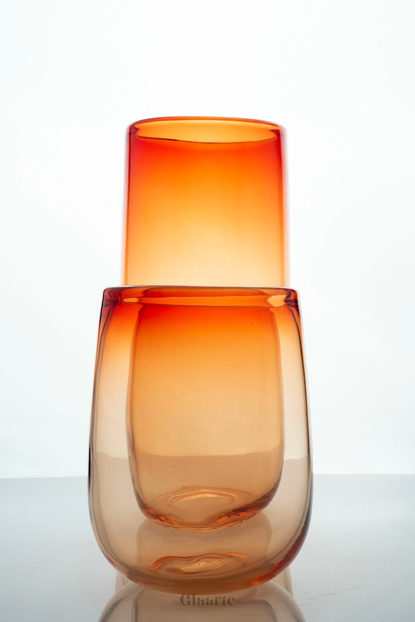 Szklany zestaw wazonów dekoracyjny Ocaso