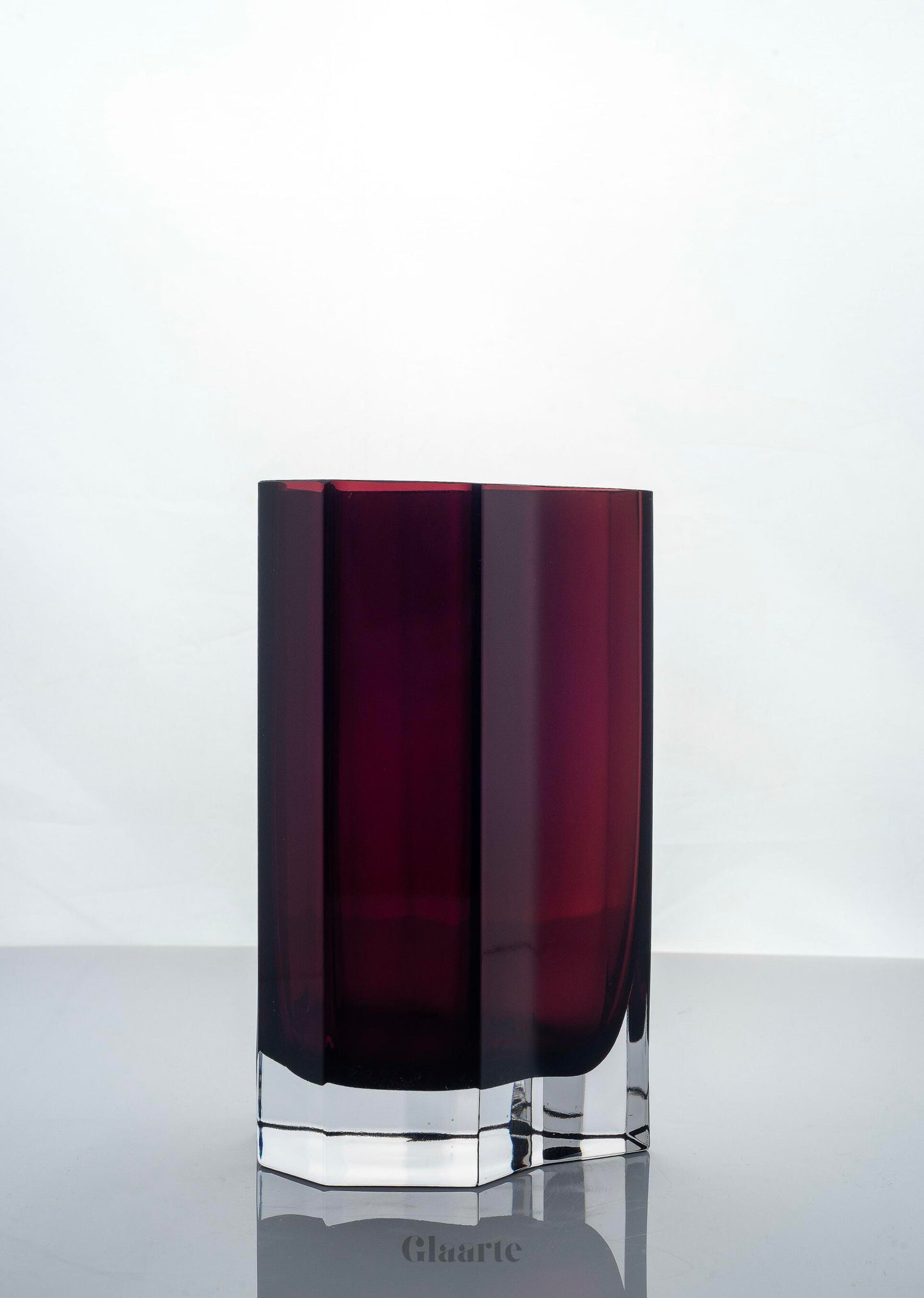 Szklany wazon dekoracyjny Borde Rubi
