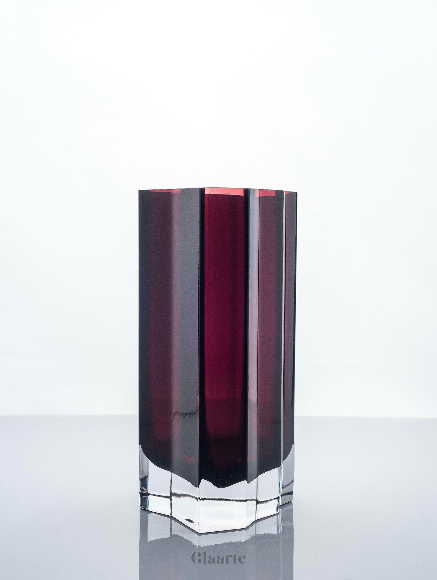 Szklany wazon dekoracyjny Borde Rubi