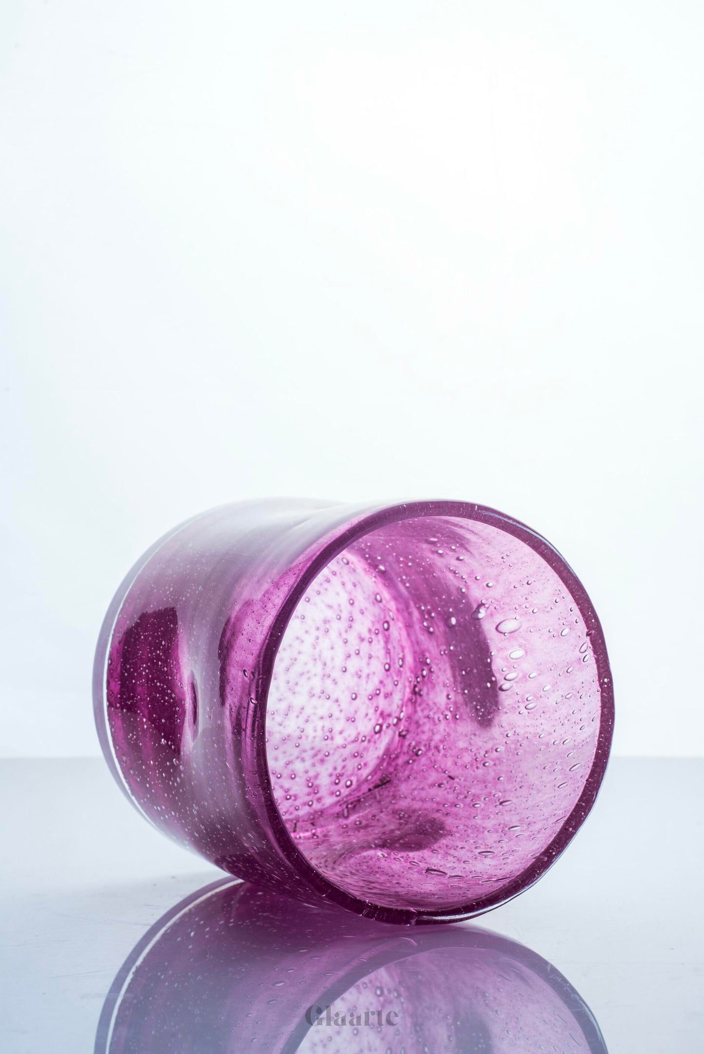 Dekoracyjny fioletowy wazon Tole Piccolo