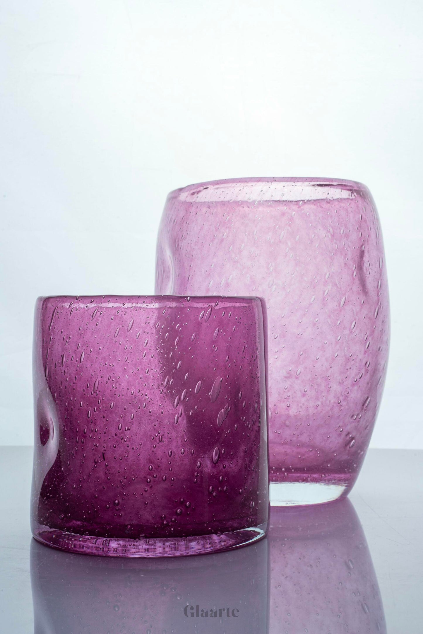 Szklany zestaw wazonów Tole