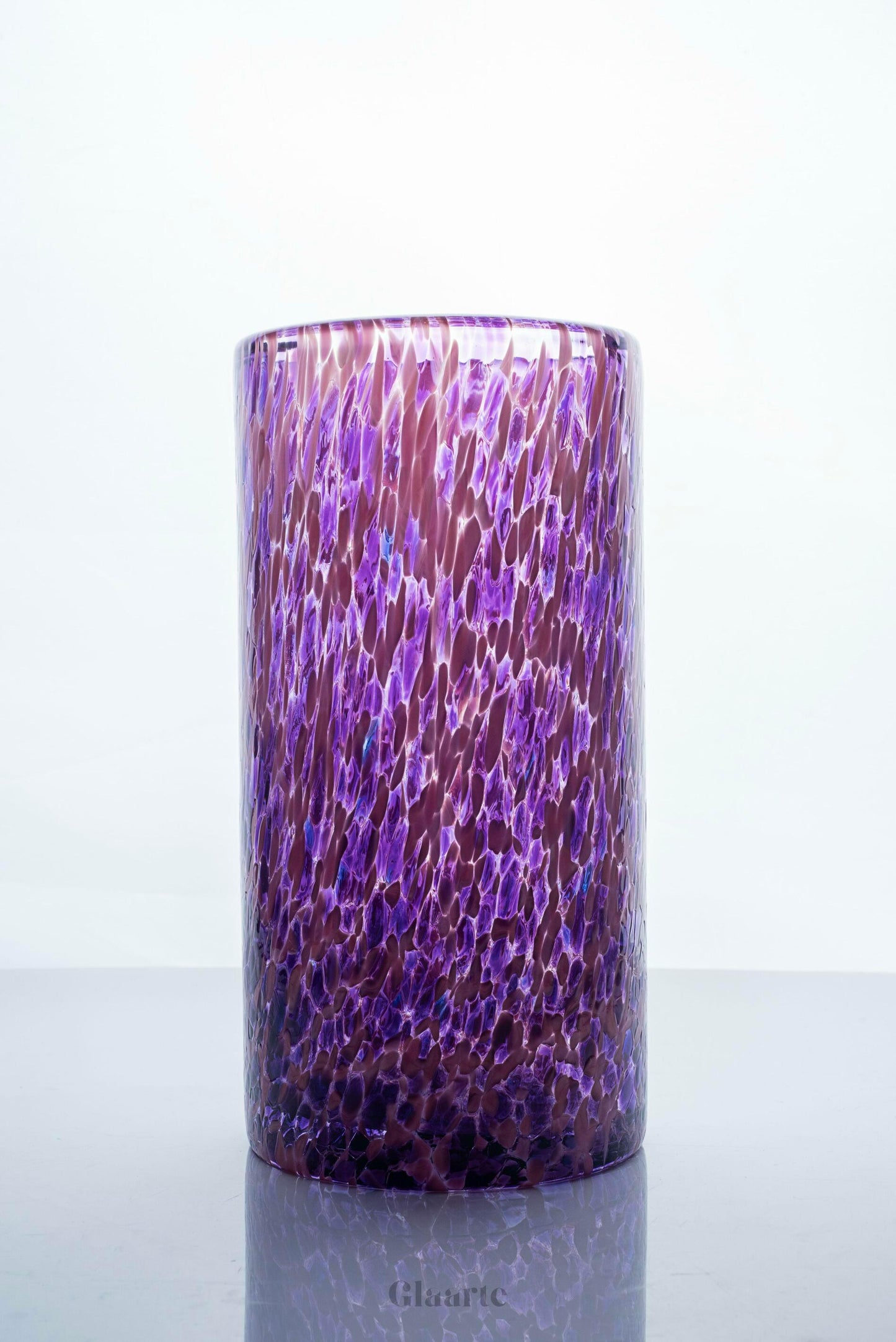 Dekoracyjny fioletowy wazon Roxo - Glaarte