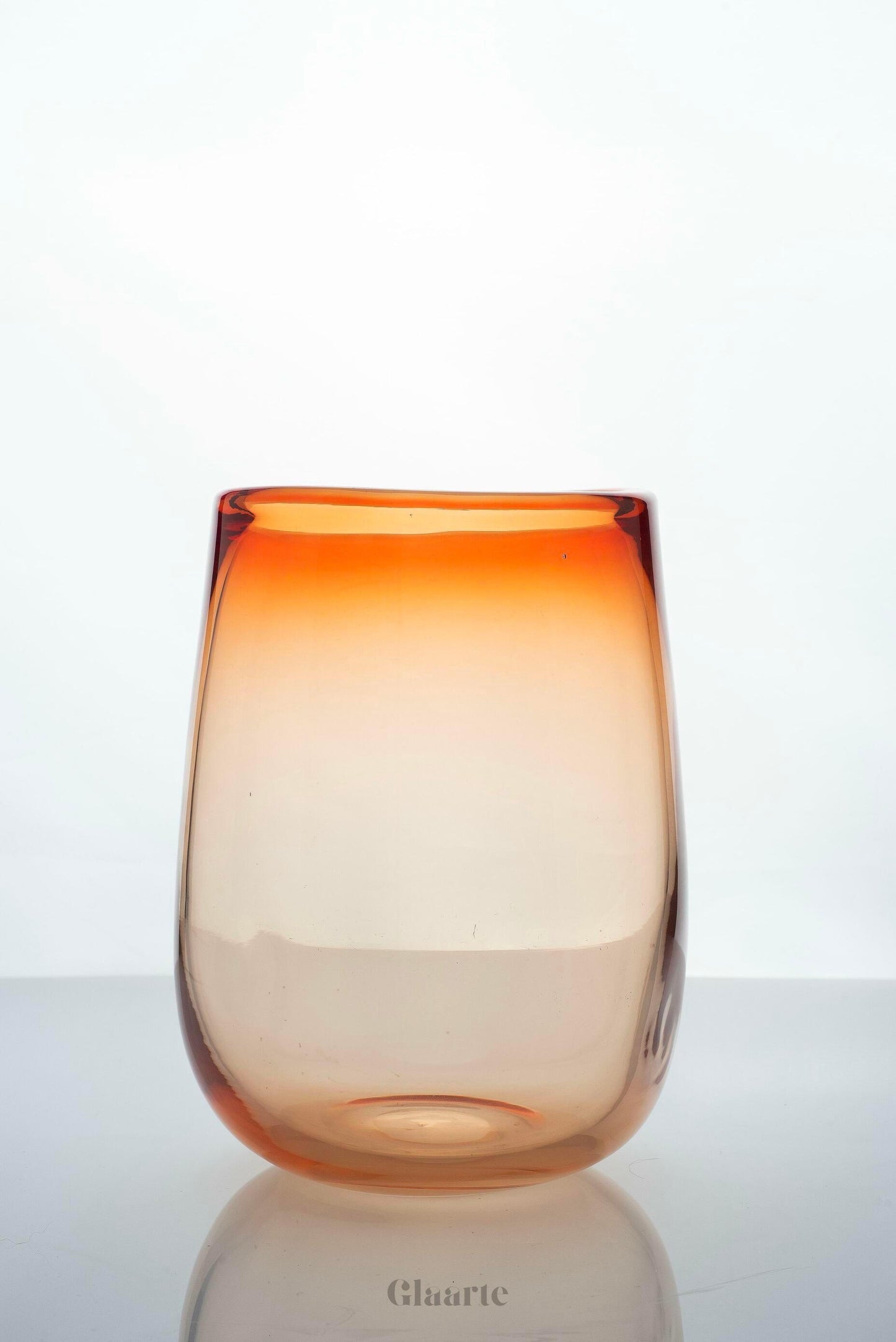Szklany wazon dekoracyjny Lente Ocaso - Glaarte