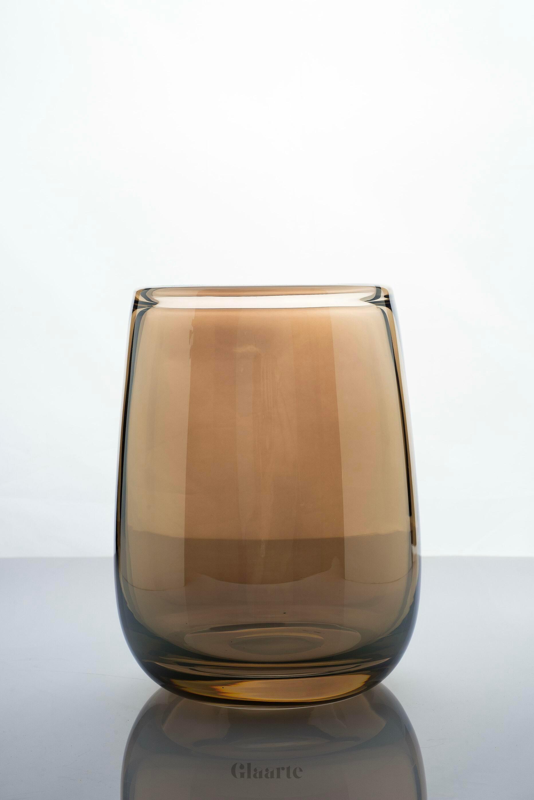 Szklany wazon dekoracyjny RAME - Glaarte