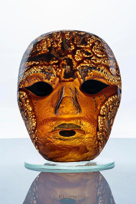 Szklana maska dekoracyjna Misterio - Glaarte