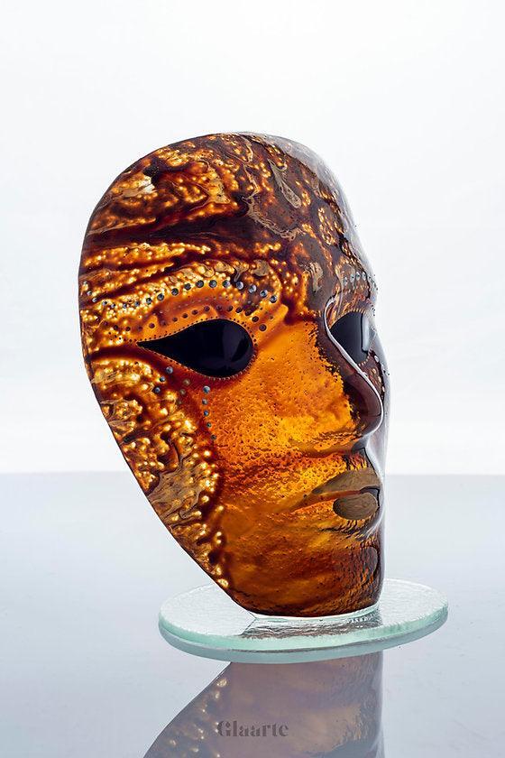 Szklana maska dekoracyjna Misterio - Glaarte