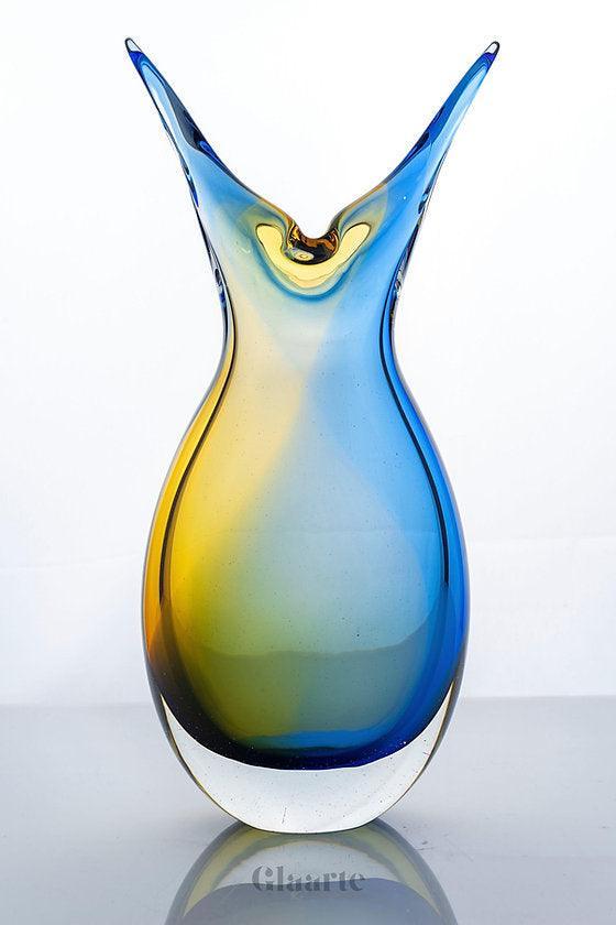 Kryształowy wazon dekoracyjny Becco - Glaarte
