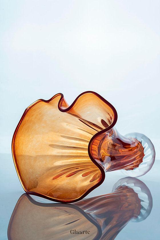 Szklany wazon dekoracyjny Zenzero - Glaarte