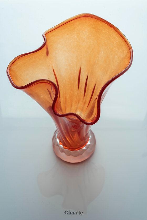 Szklany wazon dekoracyjny Zenzero - Glaarte